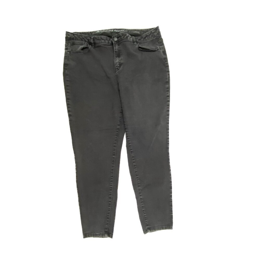 Lane Bryant Mid Rise Skinny Women's size 24‎ Black Denim jeans